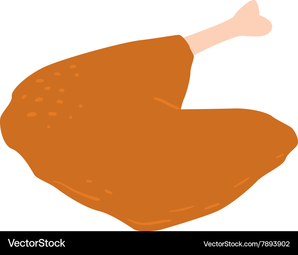 Chicken Leg Drawing\, image size:1000x856