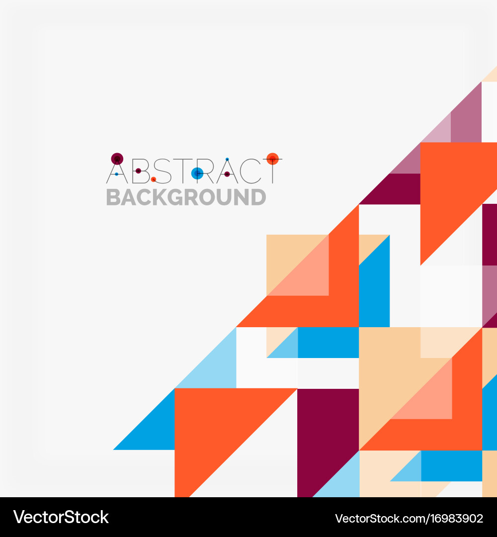 Triangle pattern design background Vector Image