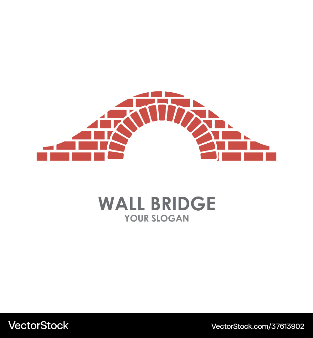 Wall bridge Wall bridge Vector Image