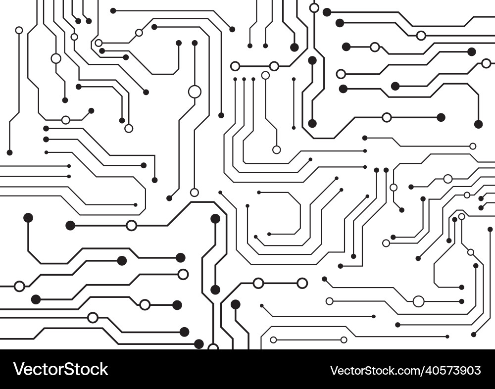 Circuit technology background with hi-tech digital Circuit technology background with hi-tech digital vector image