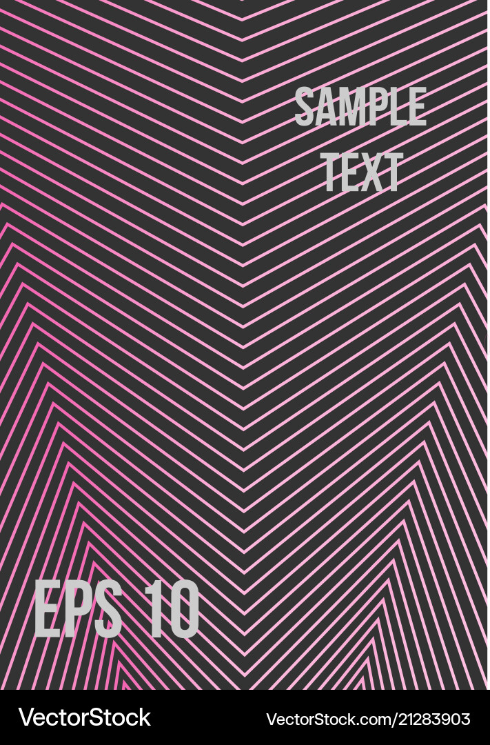 Geometric Line Coverage vector image