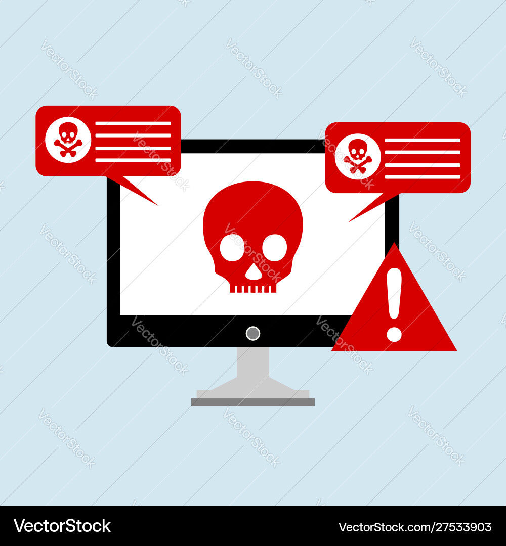 Hacker Aktivität Computeralert Benachrichtigung Hacker Aktivität Computeralert Benachrichtigung vektorbild