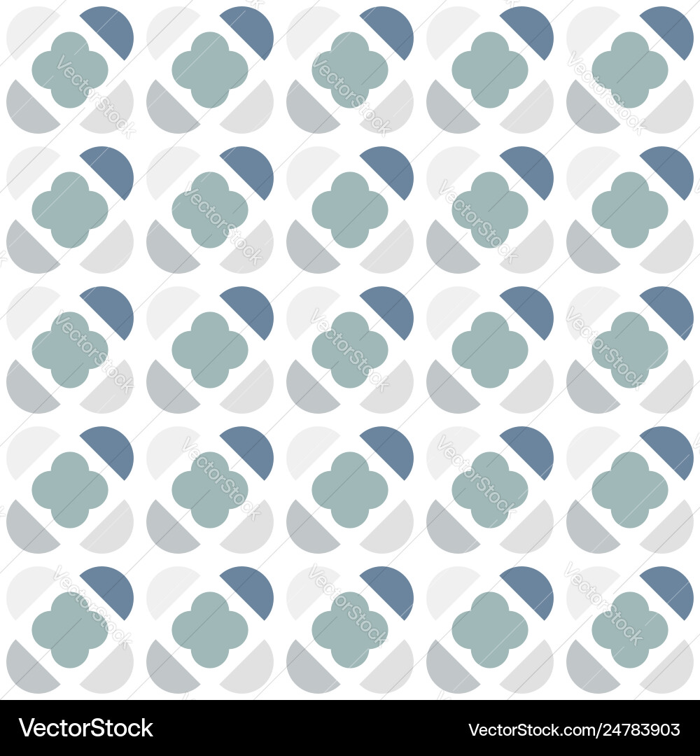 Scandinavian Clover Pattern vector image