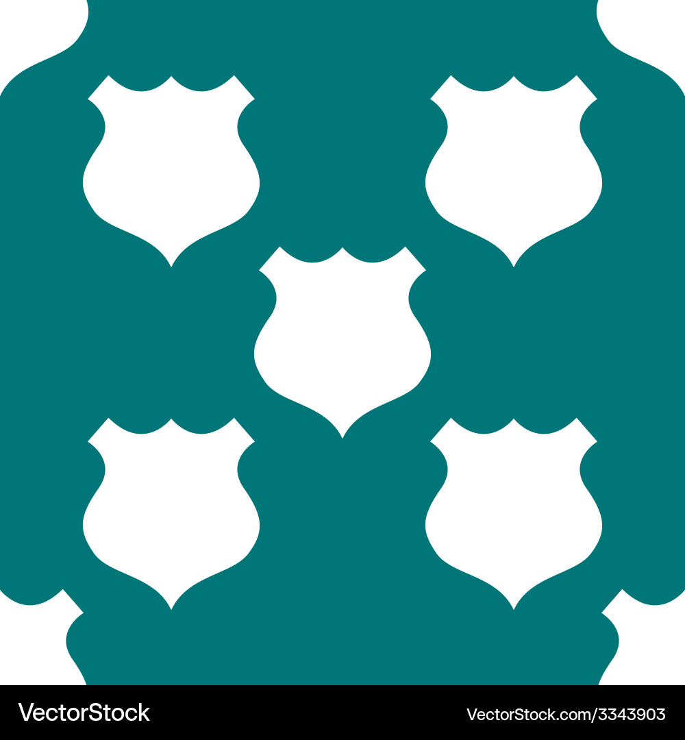 Shield web icon flat design seamless gray pattern vector image