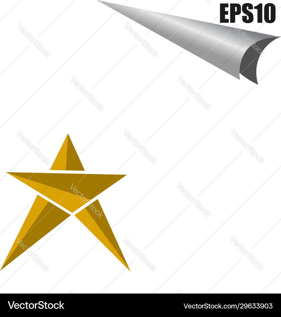 Simple a initial monogram design template star Simple a initial monogram design template star Vector Image