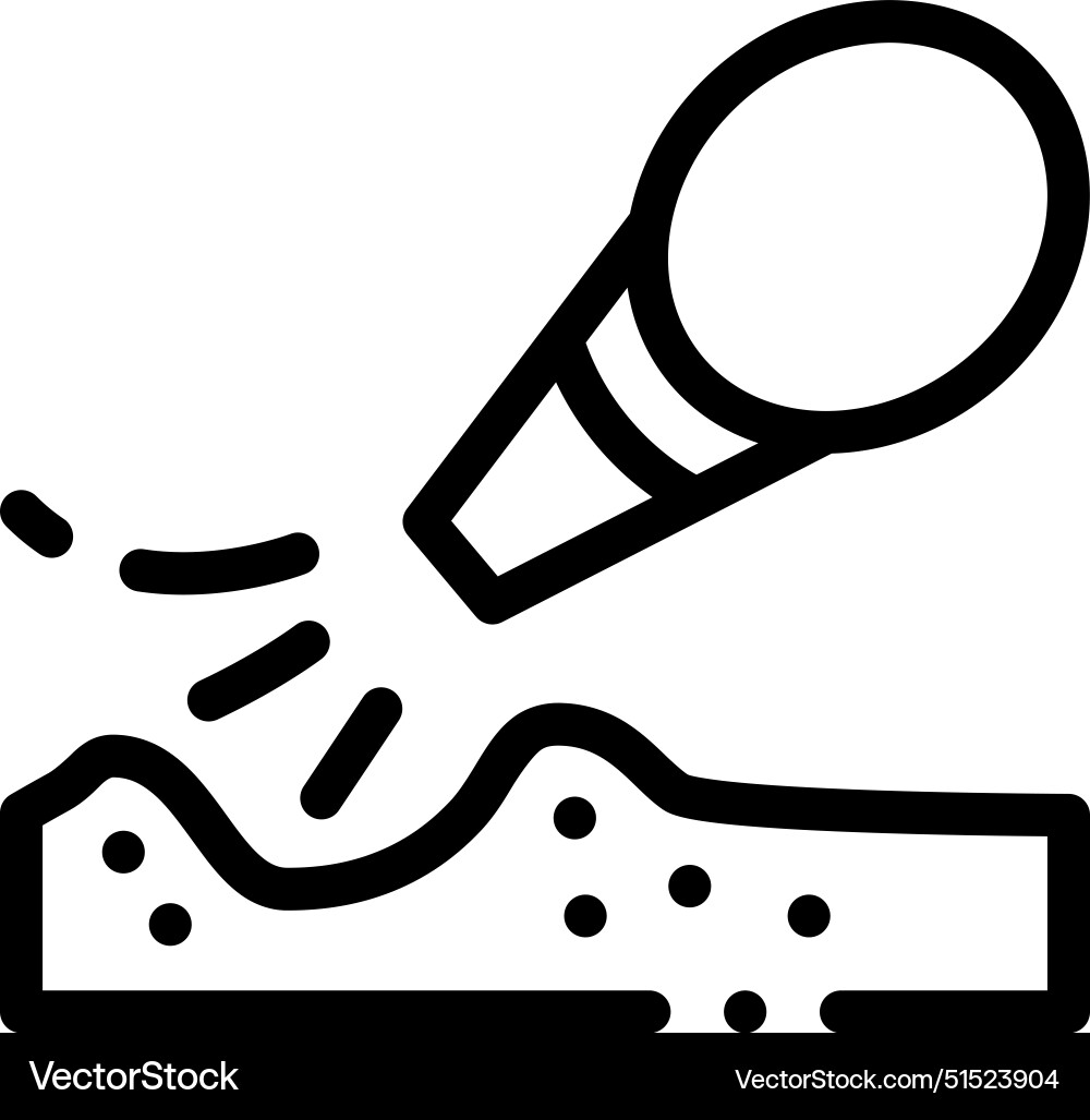 Blowing icon thin linear style design isolated Blowing icon thin linear style design isolated vector image