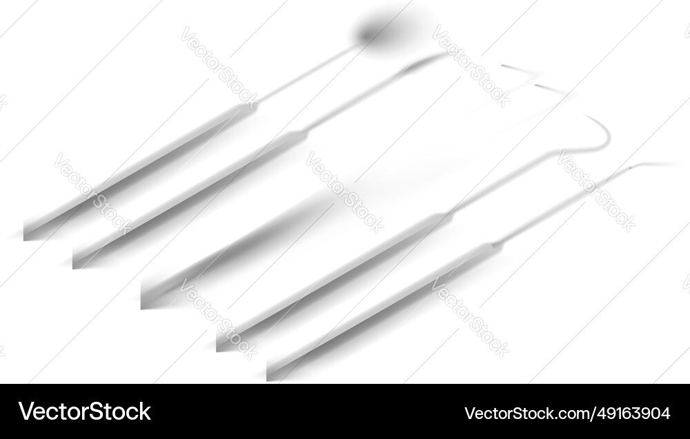 Dentist tools Dentist tools vector image