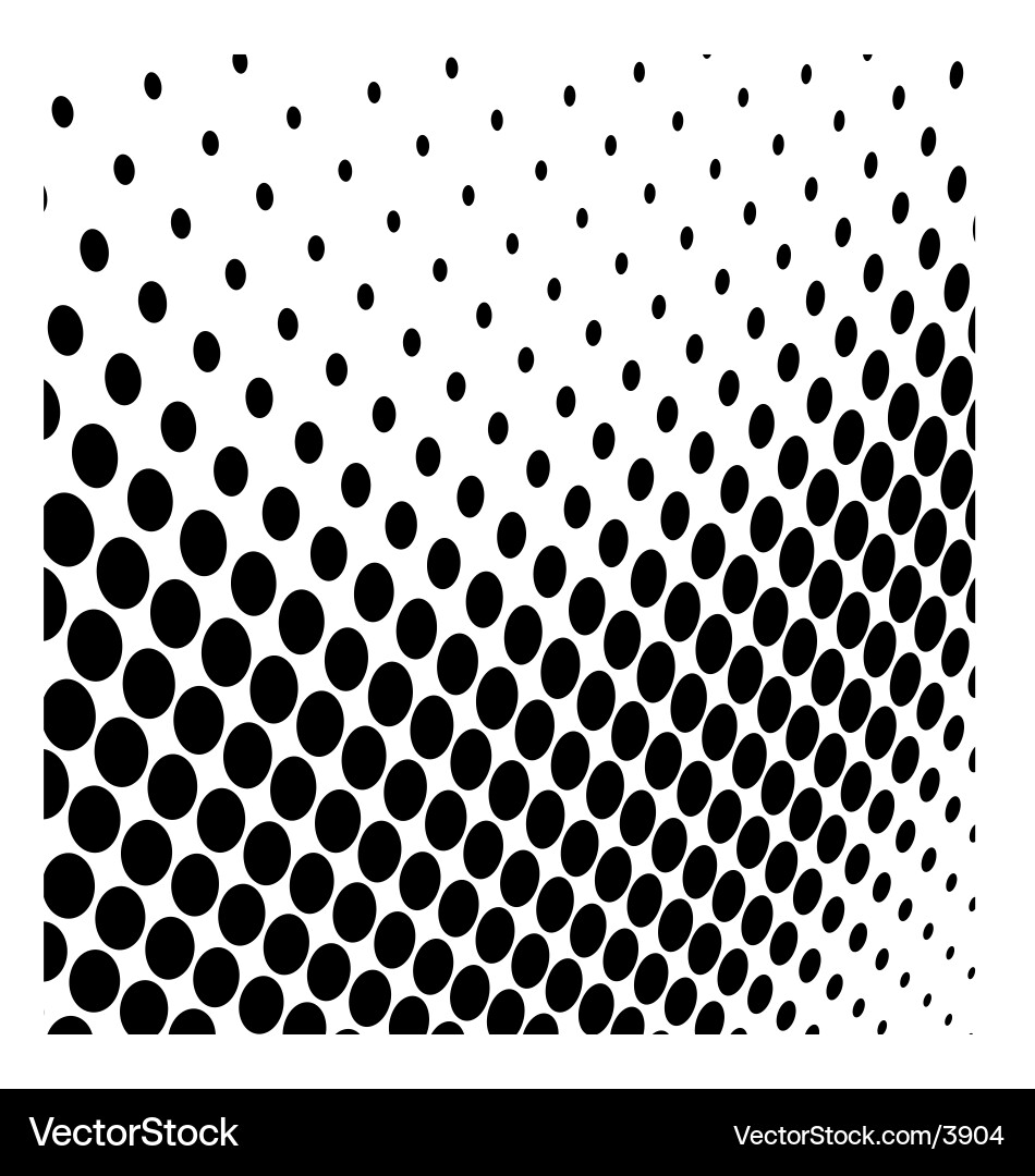 Halftone Dot Pattern Vector Image