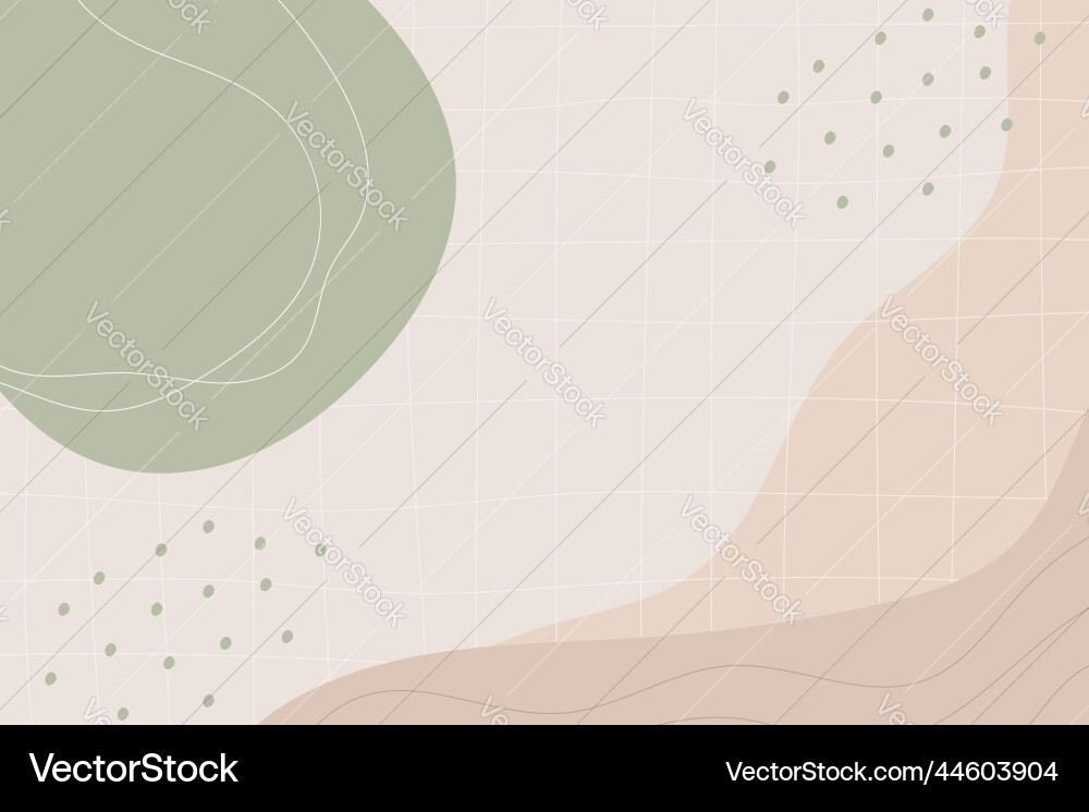 Hand drawn abstract background with flat design Vector Image