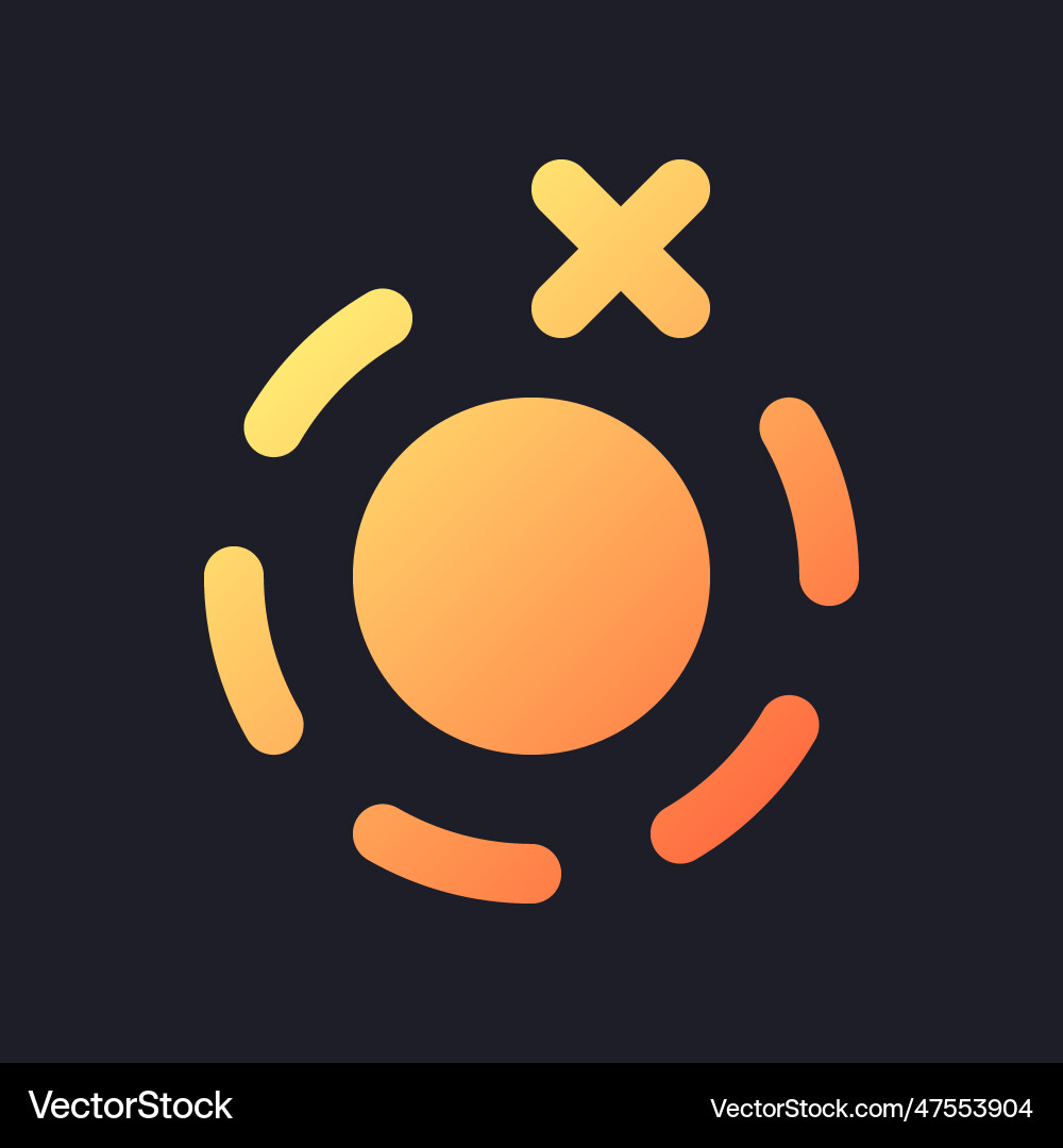 Remove breathe animation orange solid gradient ui Remove breathe animation orange solid gradient ui vector image