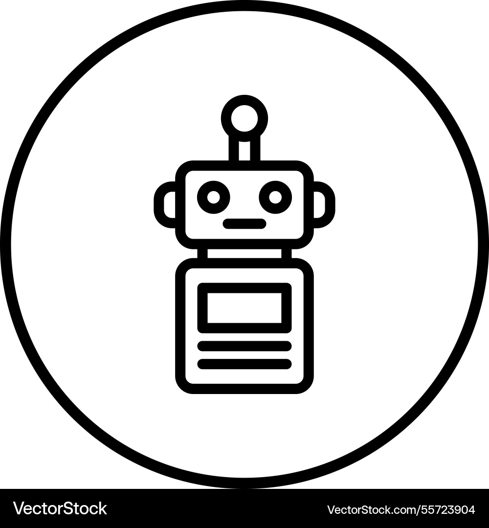 Robot icon design Vector Image