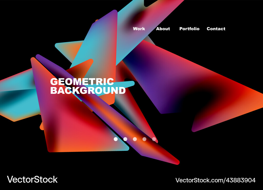 Shards shape composition abstract background web Vector Image
