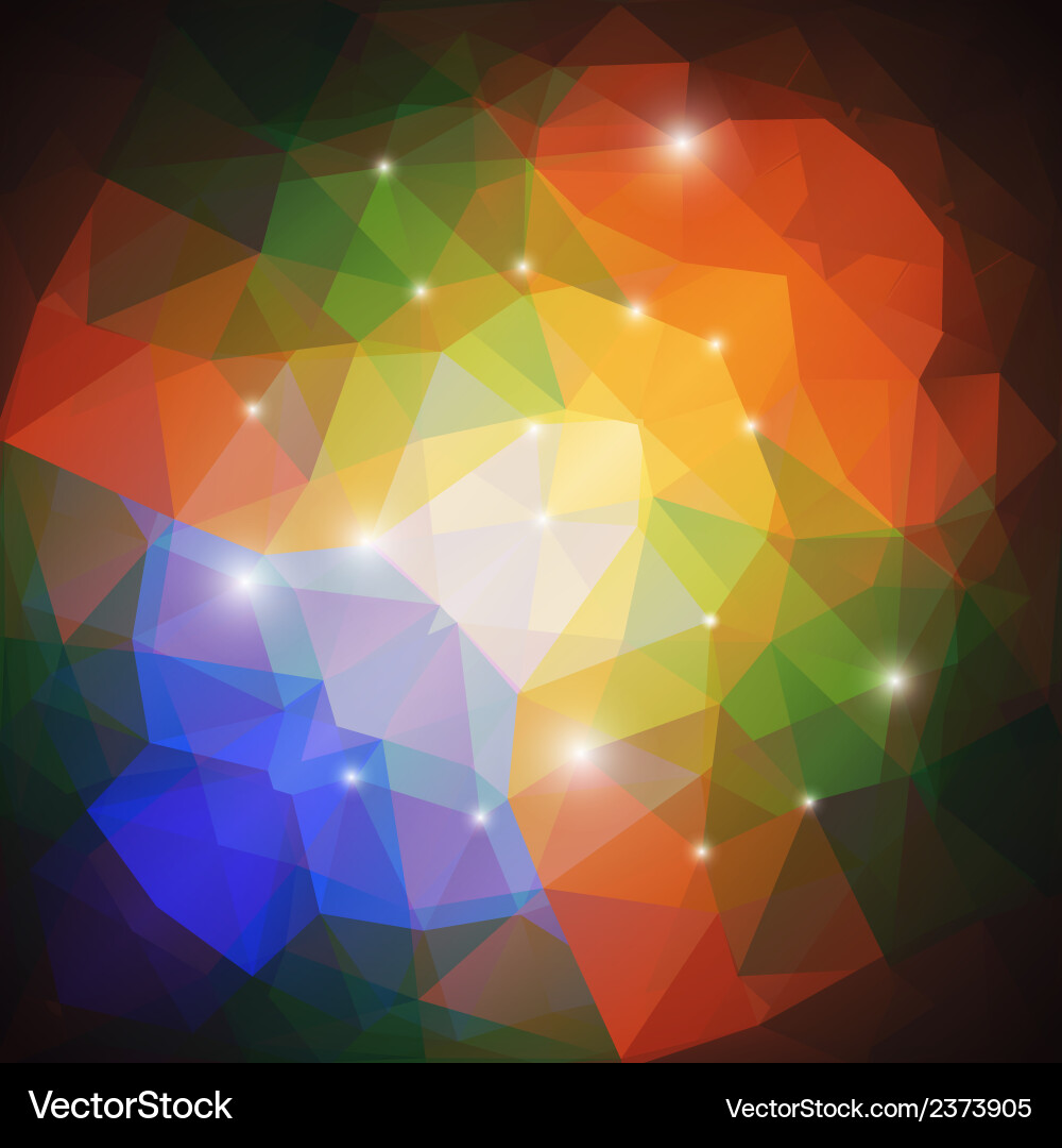 Abstract background triangle design vector image