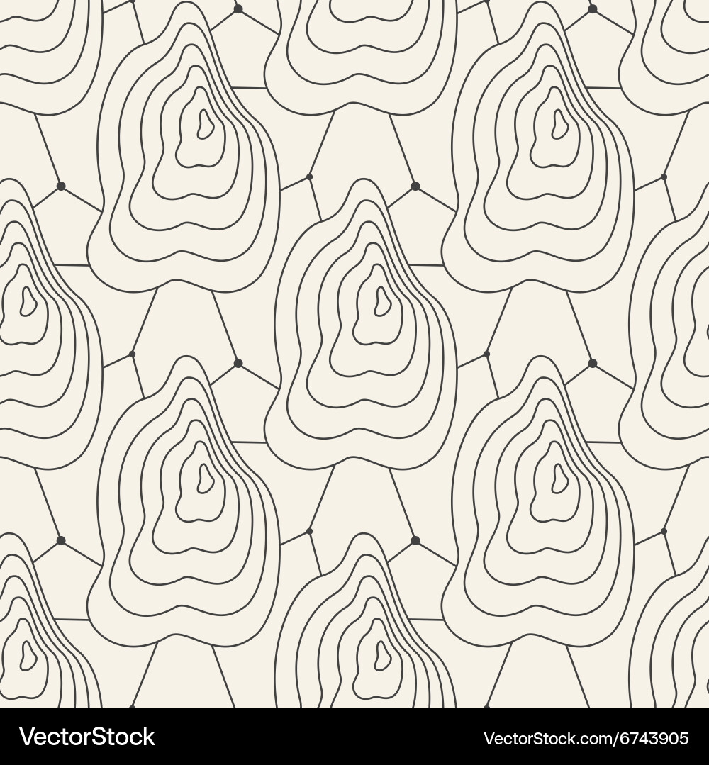 Seamless line pattern tile background geometric vector image