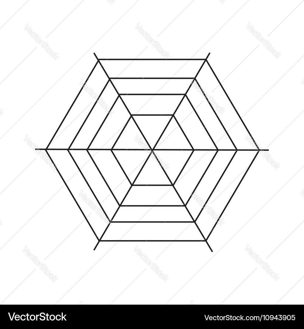 Spiderweb icon simple style vector image