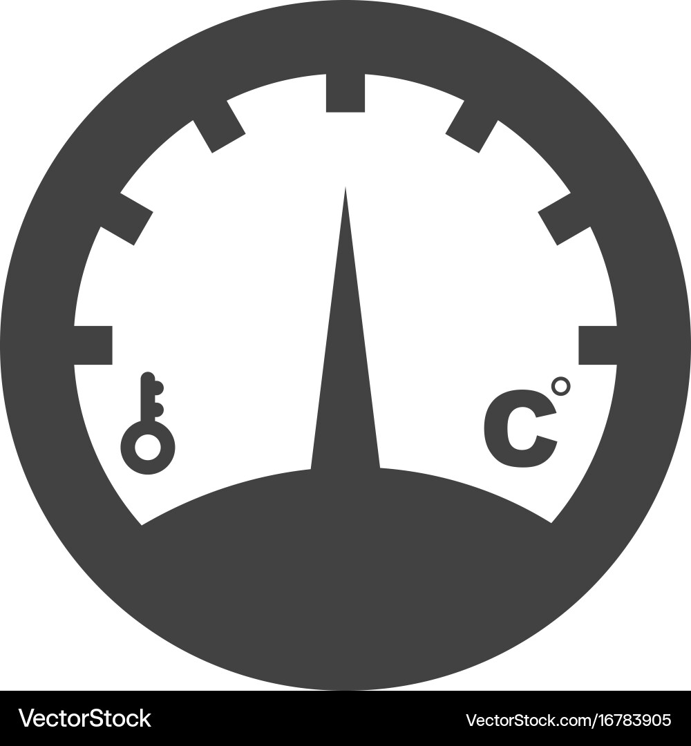 Temperature indicator Vector Image