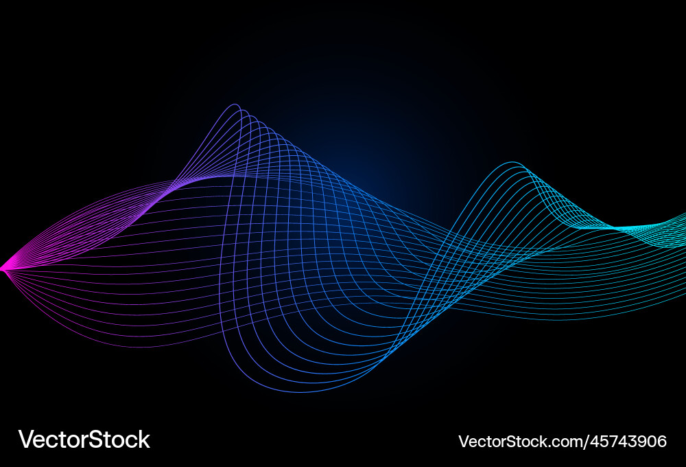 Abstract wave line background with beautiful Abstract wave line background with beautiful vector image