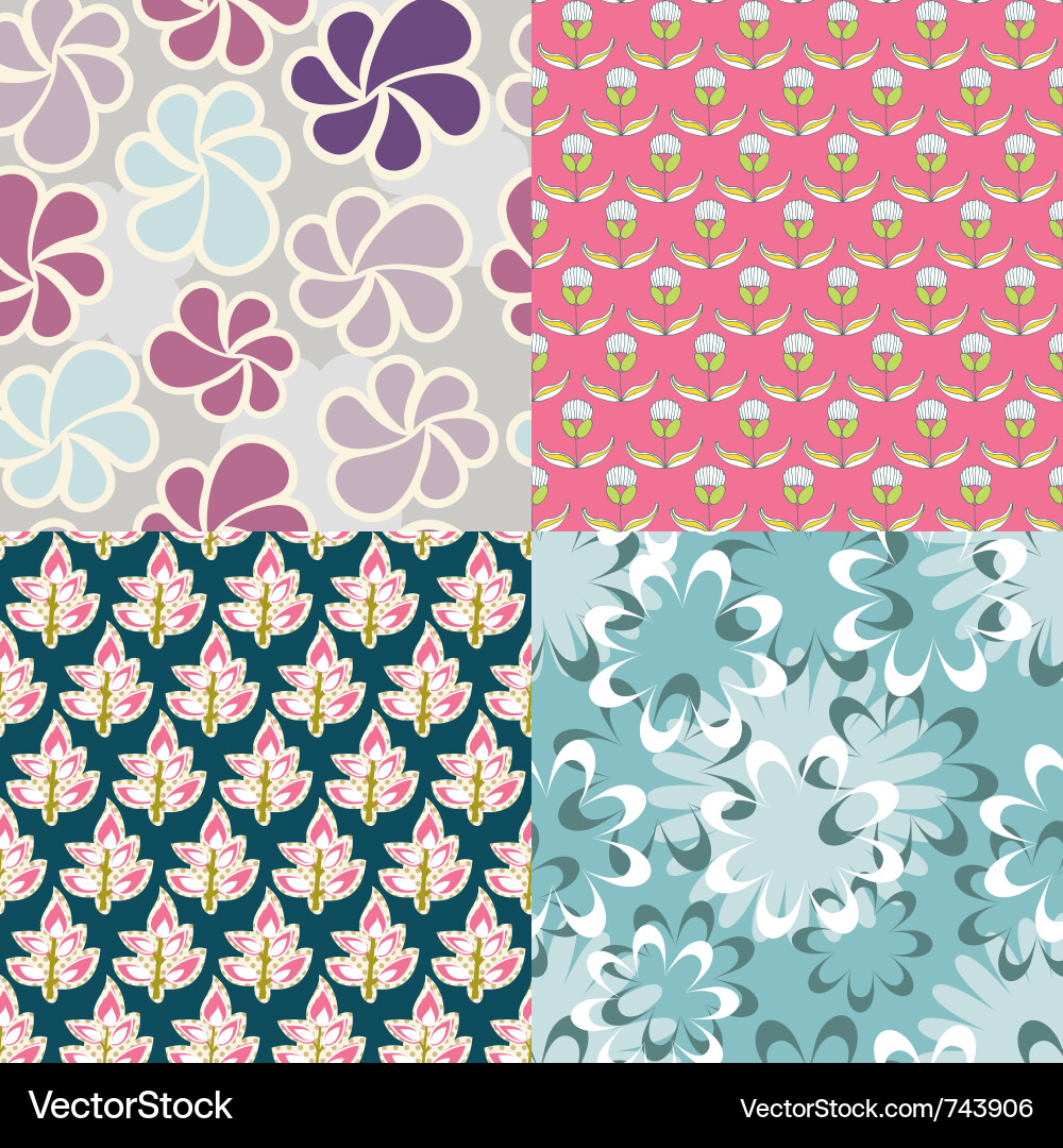 Classic patterns Vector Image