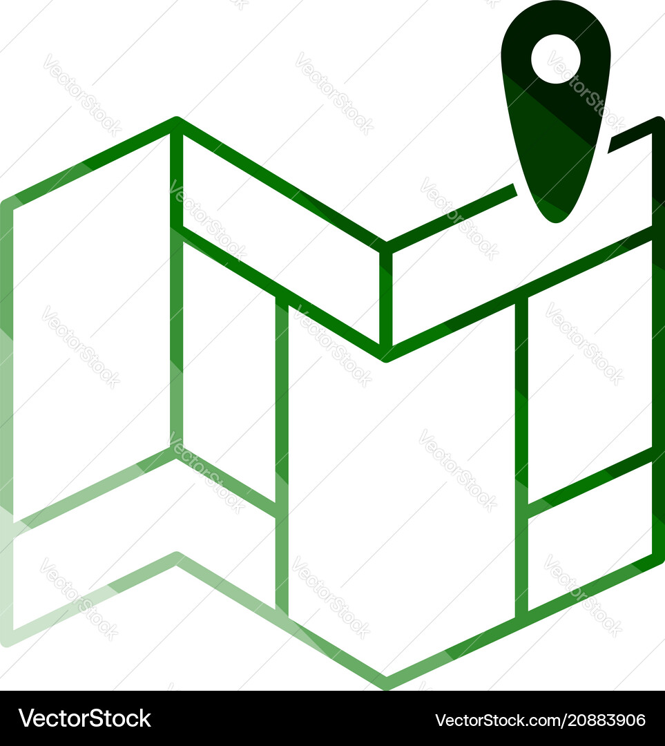 Navigation map icon Navigation map icon vector image