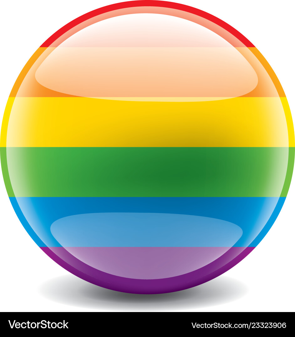 Rainbow Pride Flag - Symbolic Representation Vector Image