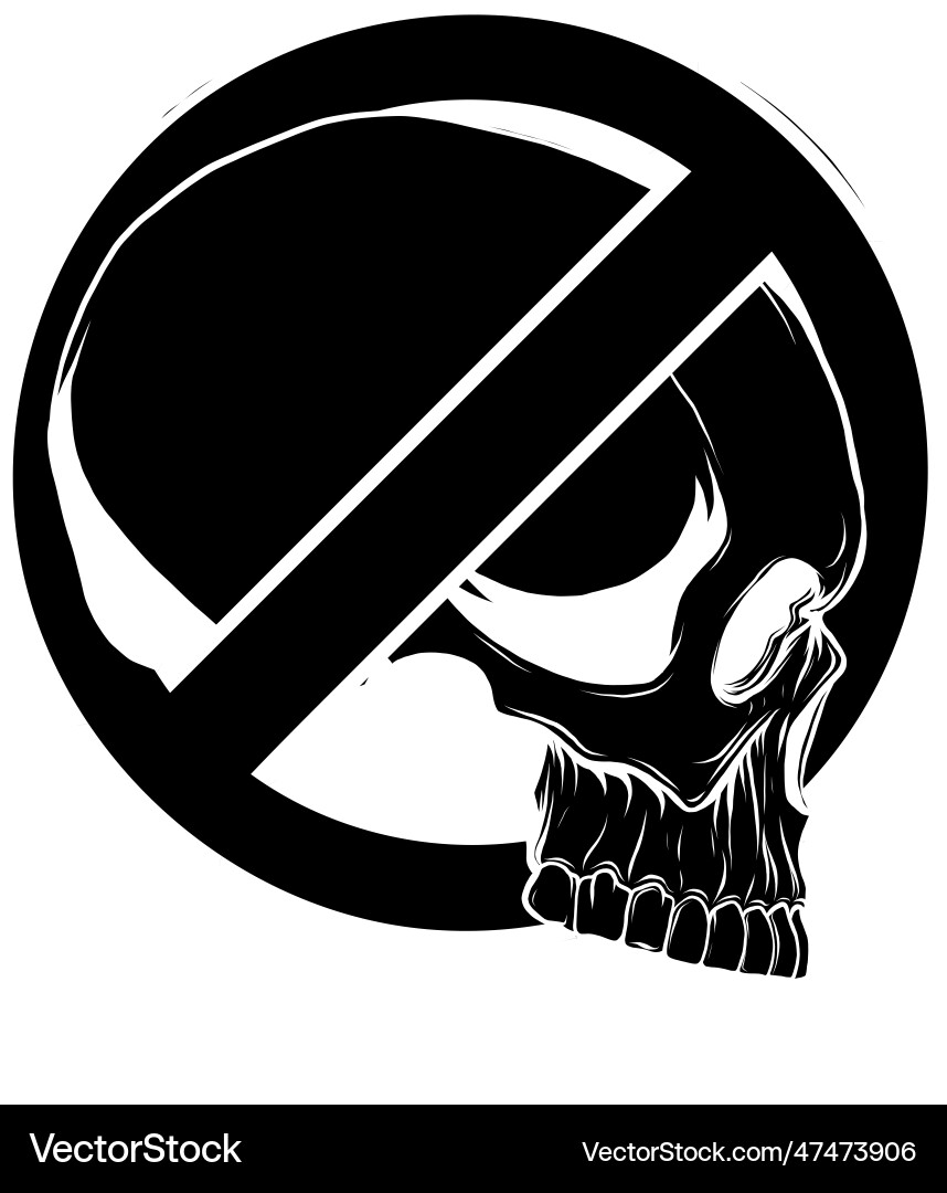 Schwarze Silhouette ohne Totenkopfsymbol isoliert Schwarze Silhouette ohne Totenkopfsymbol isoliert vektorbild