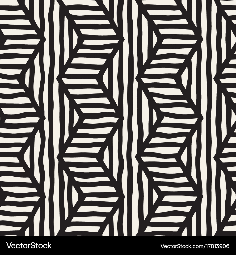 Zigzag Stripe Pattern Vector Image