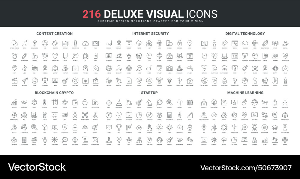 Blockchain technology and startup challenge data Vector Image