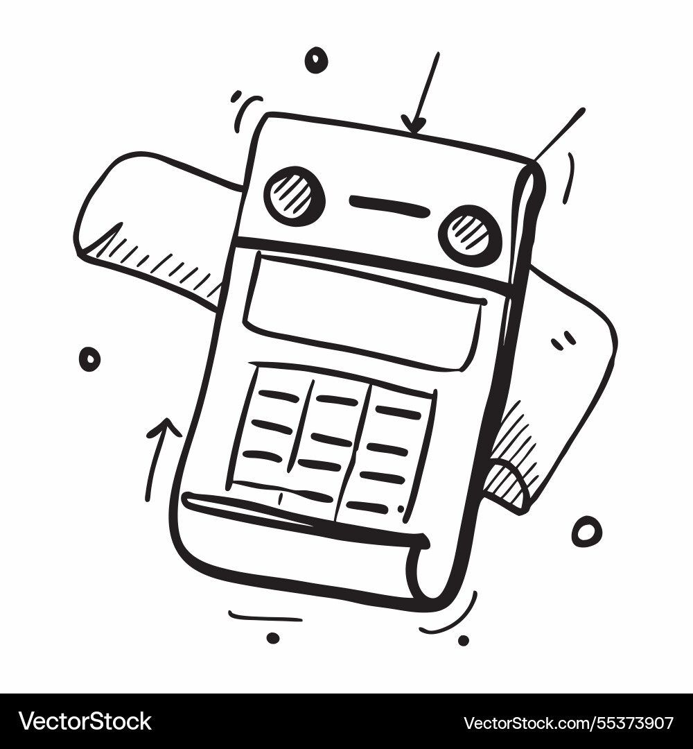 Flat design as calculator icon with copy space Vector Image