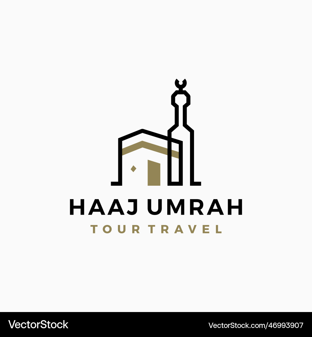 Kaaba masjidil haram hajj umrah tour Kaaba masjidil haram hajj umrah tour vektorbild