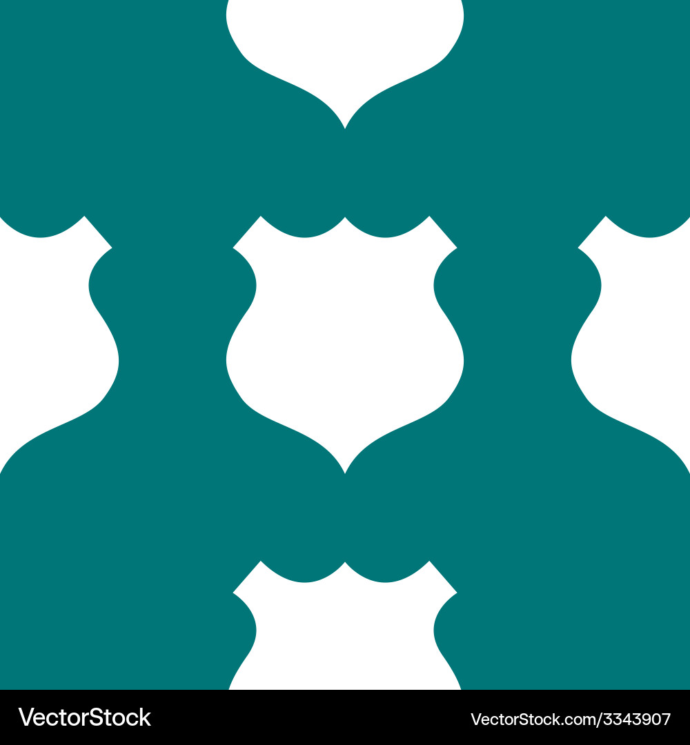 Shield web icon flat design seamless gray pattern vector image
