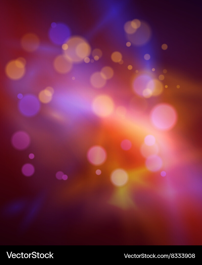 Abstract bokeh background Vector Image