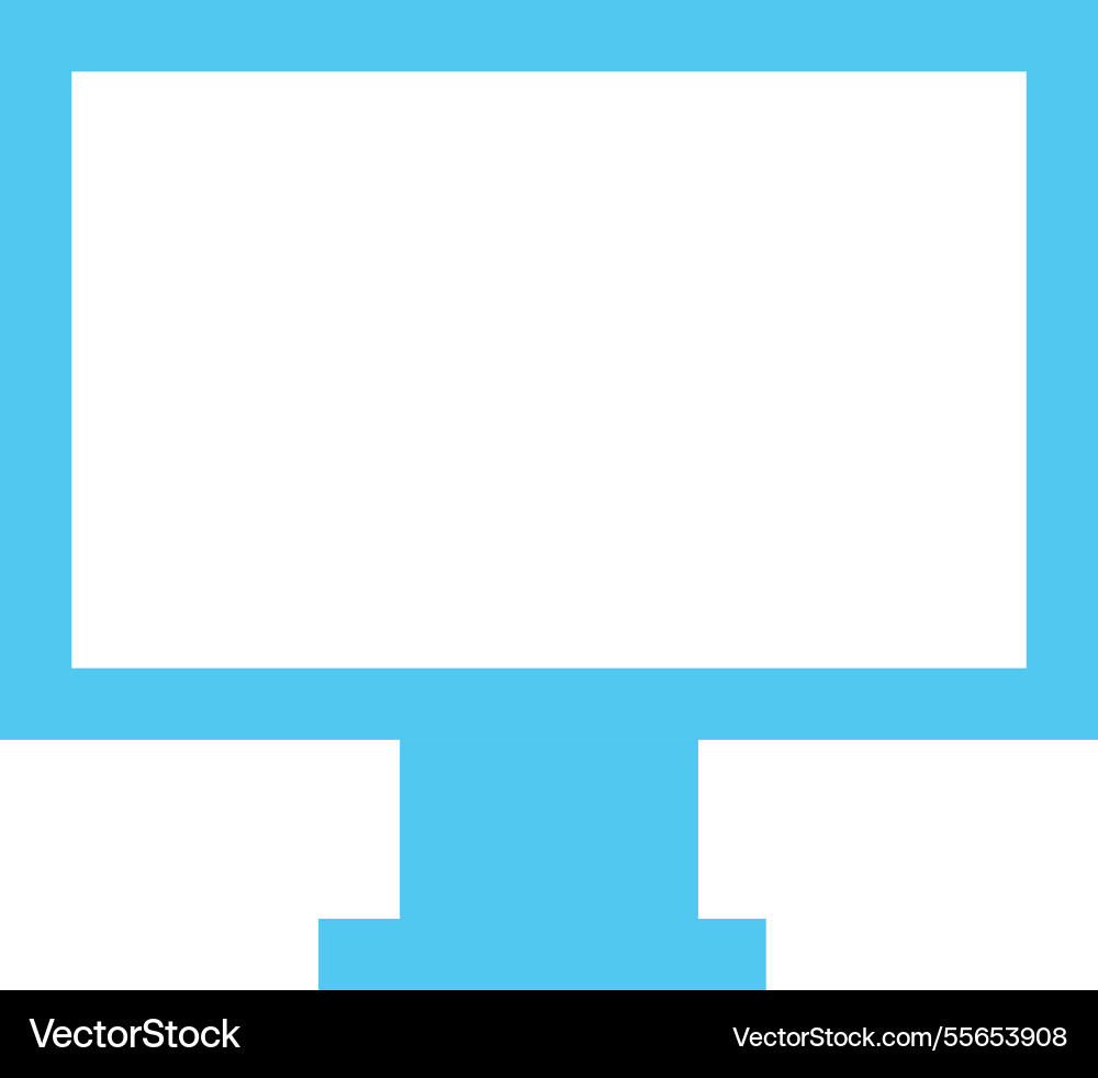 Computer flat web icon concept Vector Image