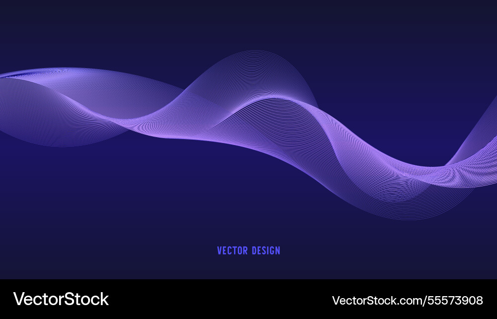 Geometric curved lines in gradient forming Geometric curved lines in gradient forming Vector Image