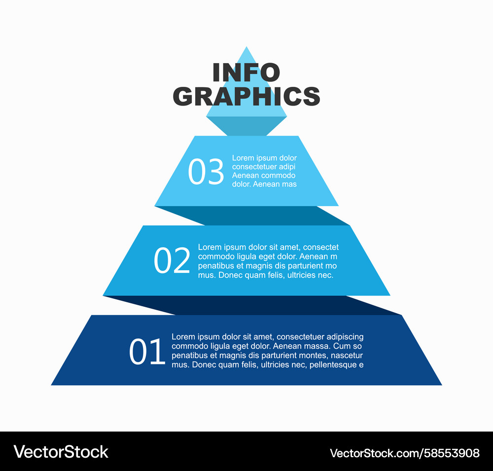 Modern Infographic Template - Data Visualization Vector Image