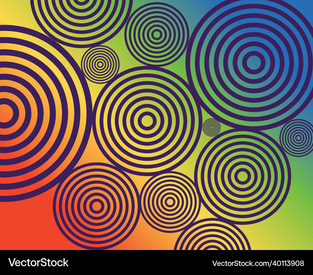 Spiral pattern in rainbow color background Spiral pattern in rainbow color background vector image