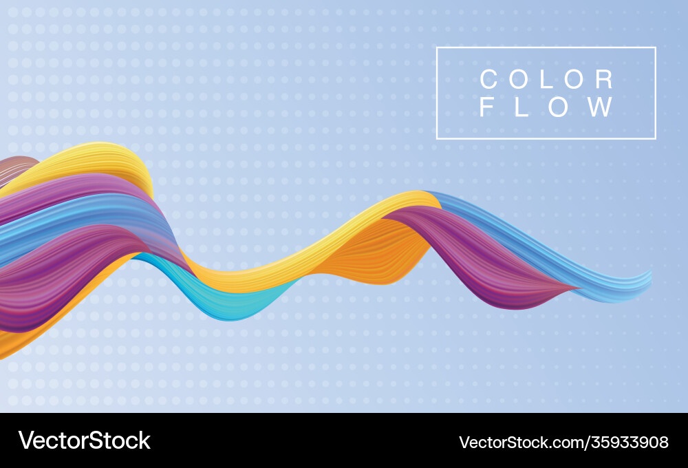 Vivid color flow with rectangle frame background Vivid color flow with rectangle frame background vector image