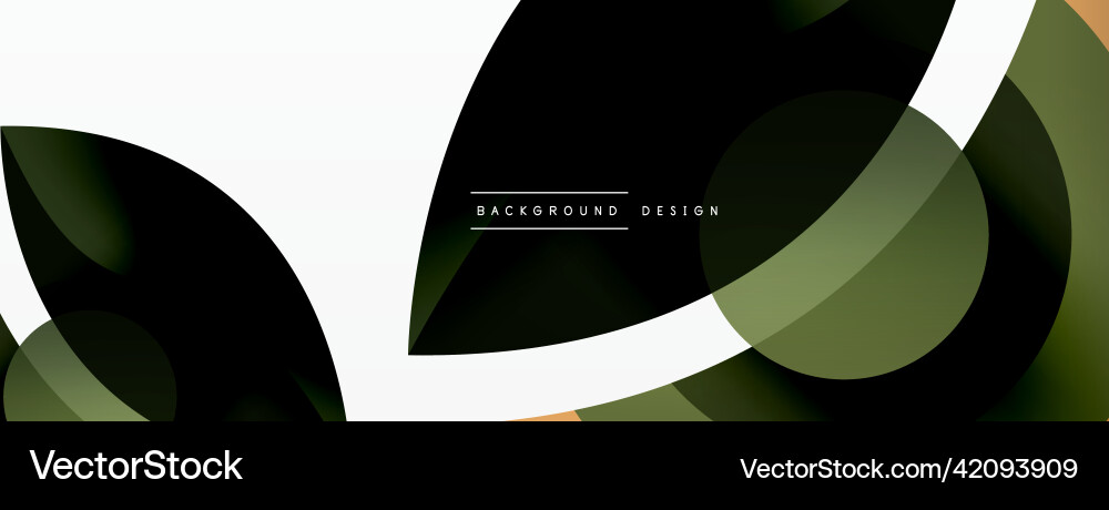 Abstract background with color geometric shapes Vector Image