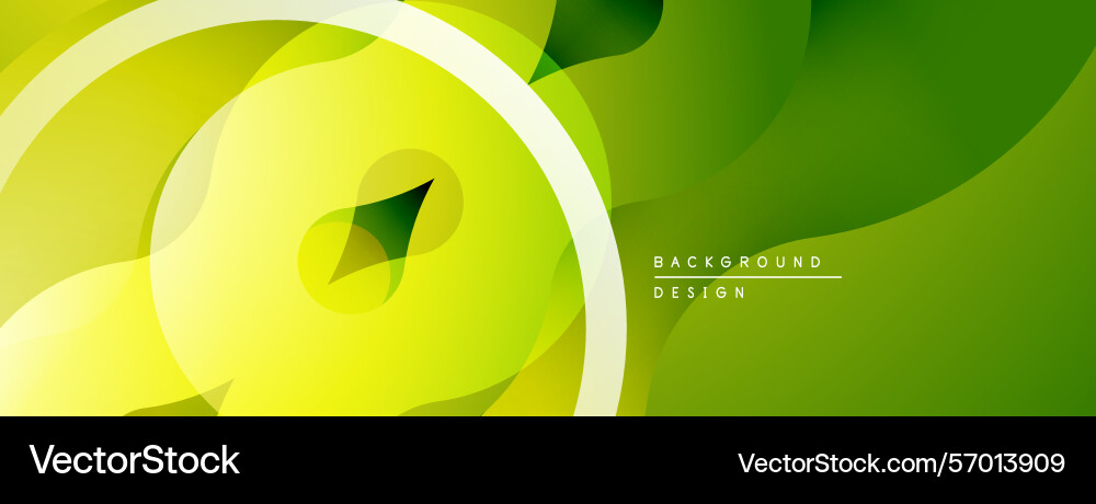 Abstract green design overlapping shapes create Abstract green design overlapping shapes create vector image