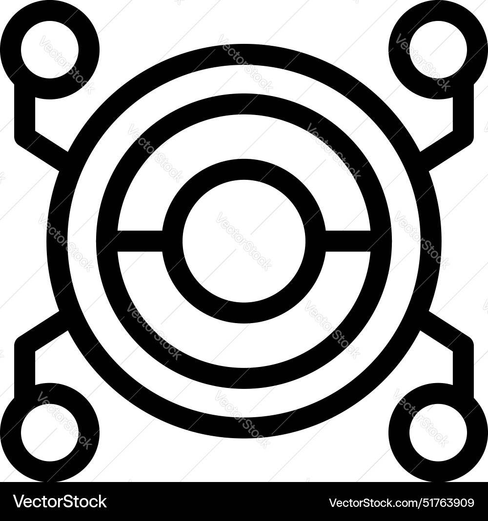 Electronic circuit board with multiple connections Electronic circuit board with multiple connections Vector Image
