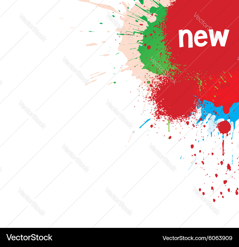 Ink splat Vector Image