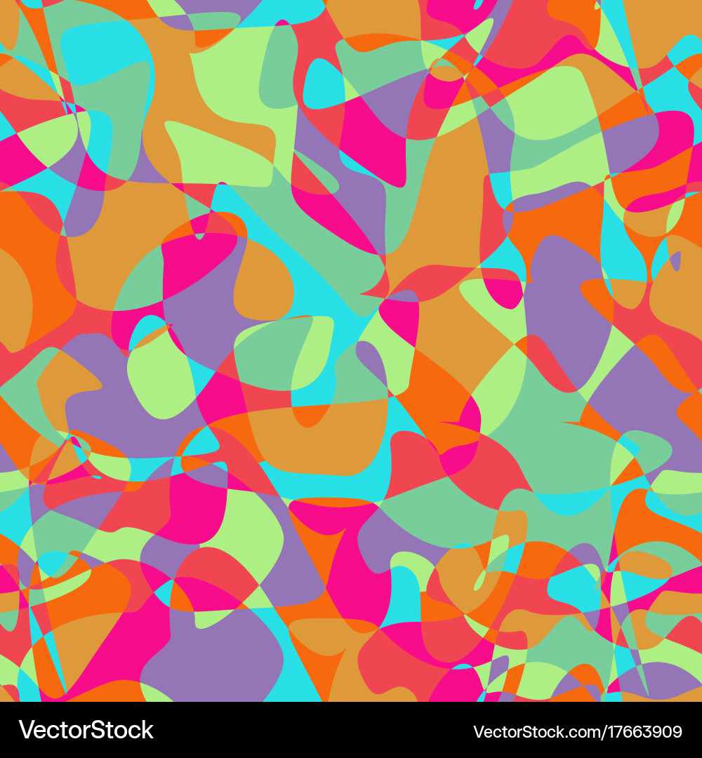 Overlapping and divided shapes seamless pattern vector image