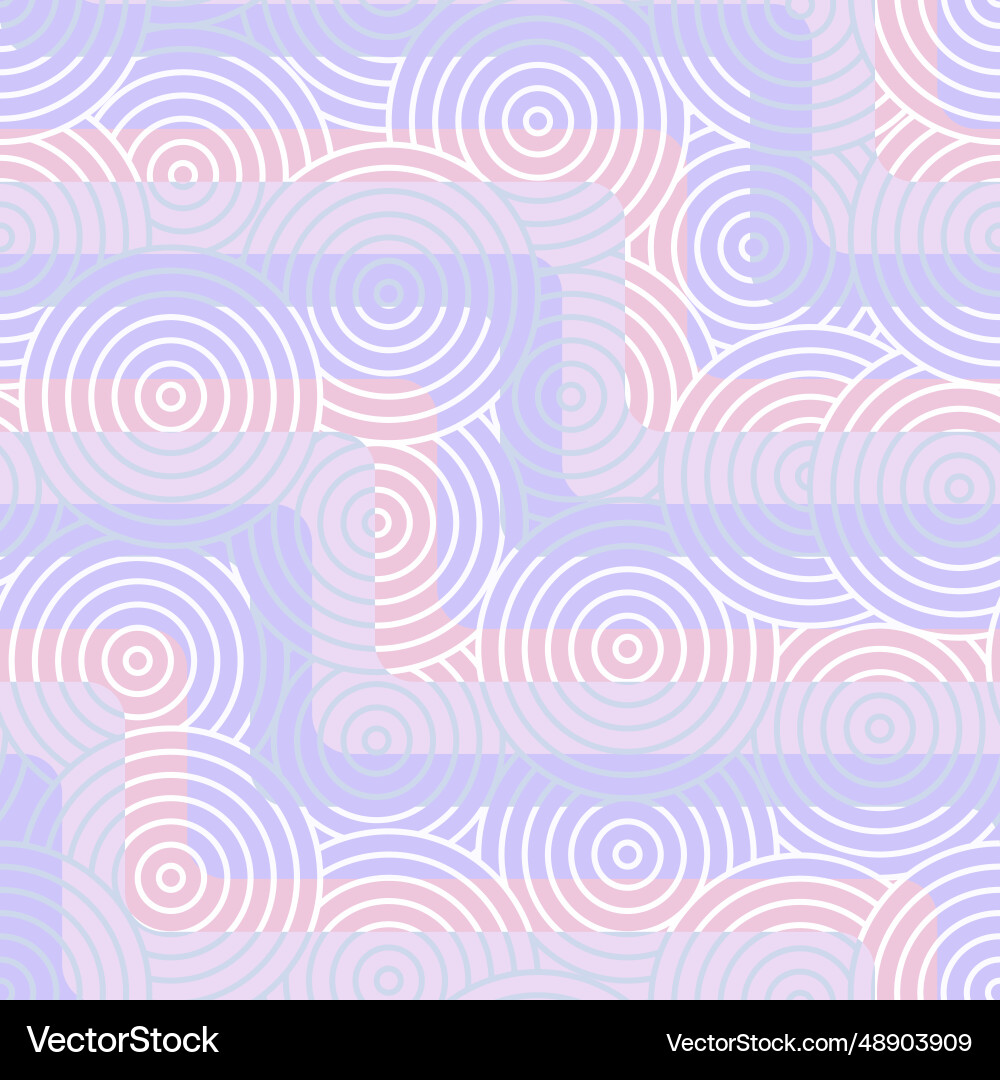 Purple Circle Pattern vector image