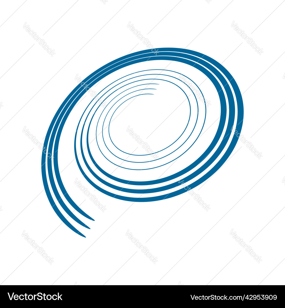 Spiral design element Spiral design element vector image