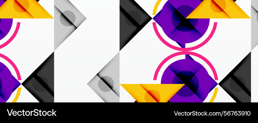 Abstract geometric pattern repeating shapes Abstract geometric pattern repeating shapes vector image