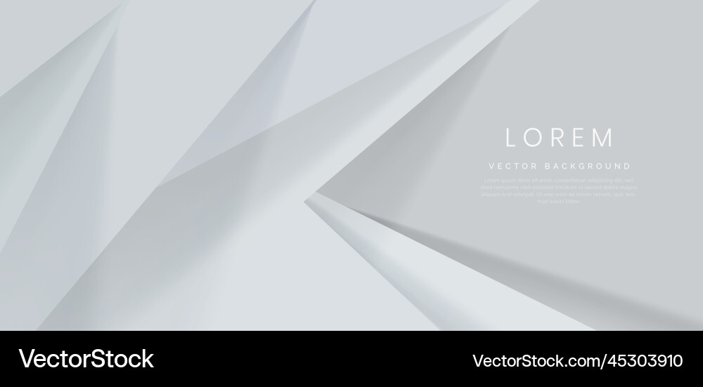Abstract white and grey triangles layers Abstract white and grey triangles layers vector image