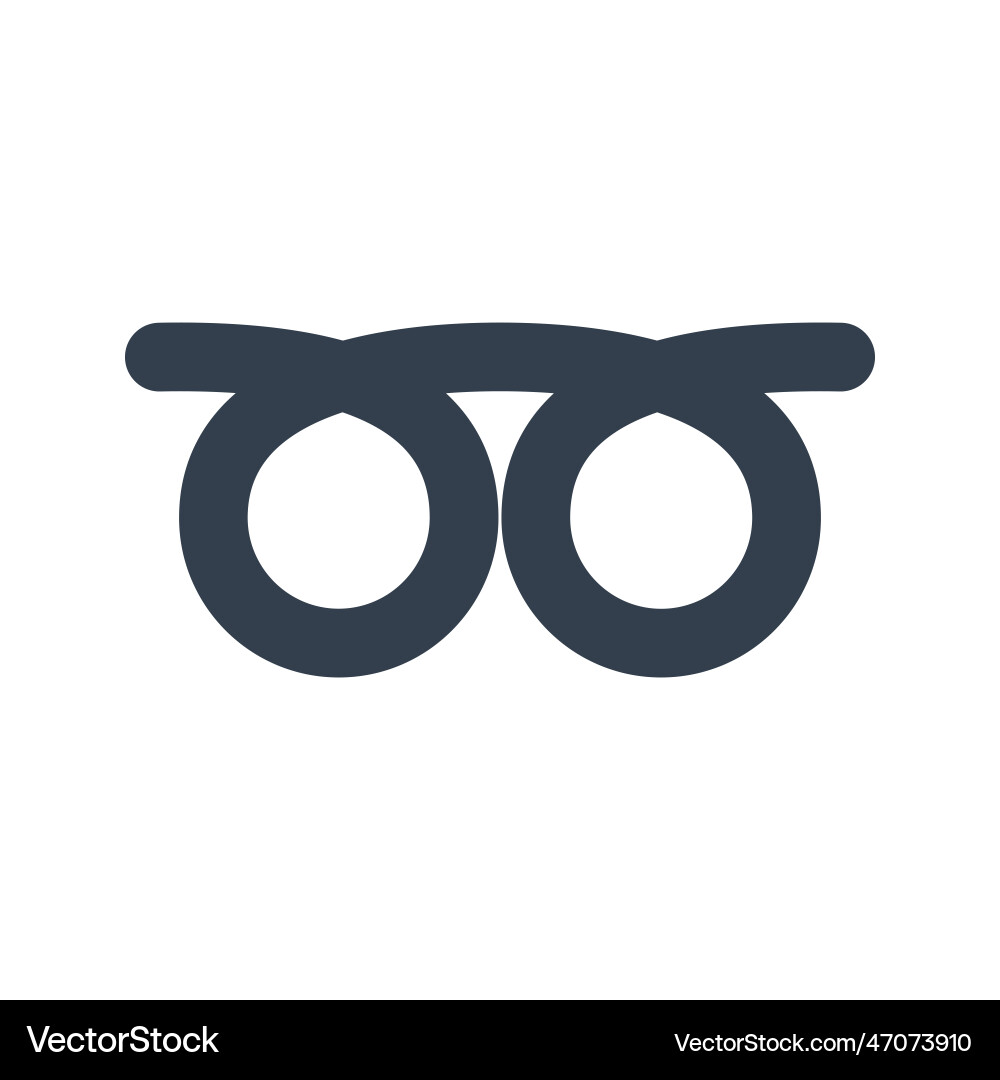 Curly Loop-Icon-Bild passend für mobile Vektorbild