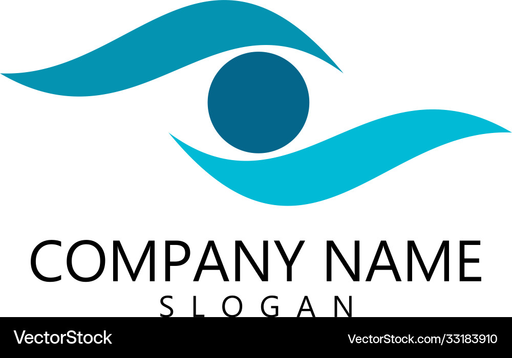 Eye care logo Royalty Free Vector Image - VectorStock