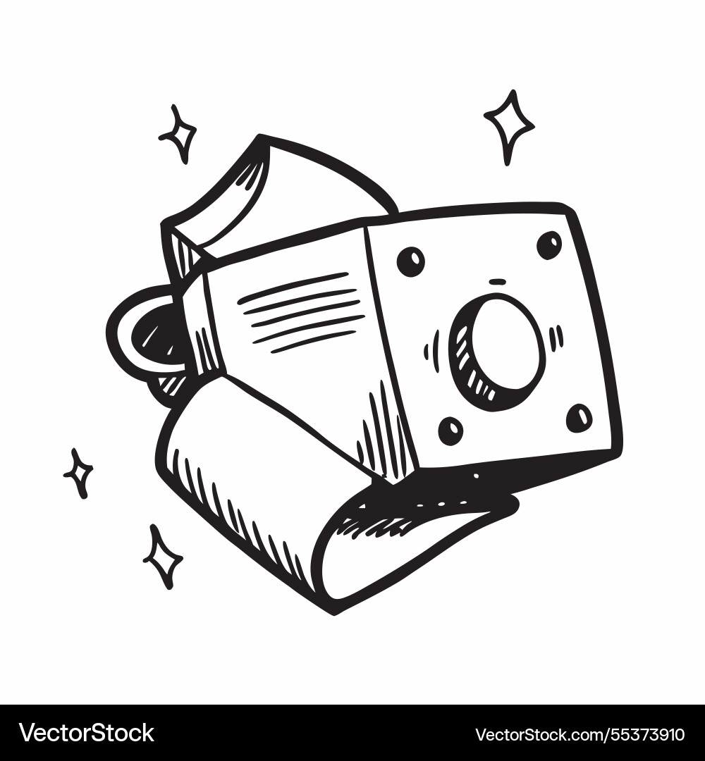 Flat design as camera icon with copy space Flat design as camera icon with copy space vector image