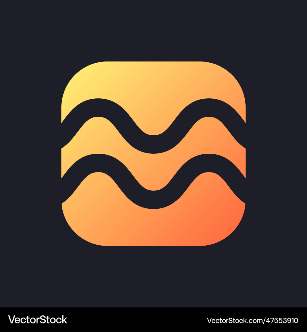 Float-Animation orange Solid Gradient ui icon Float-Animation orange Solid Gradient ui icon Vektorbild