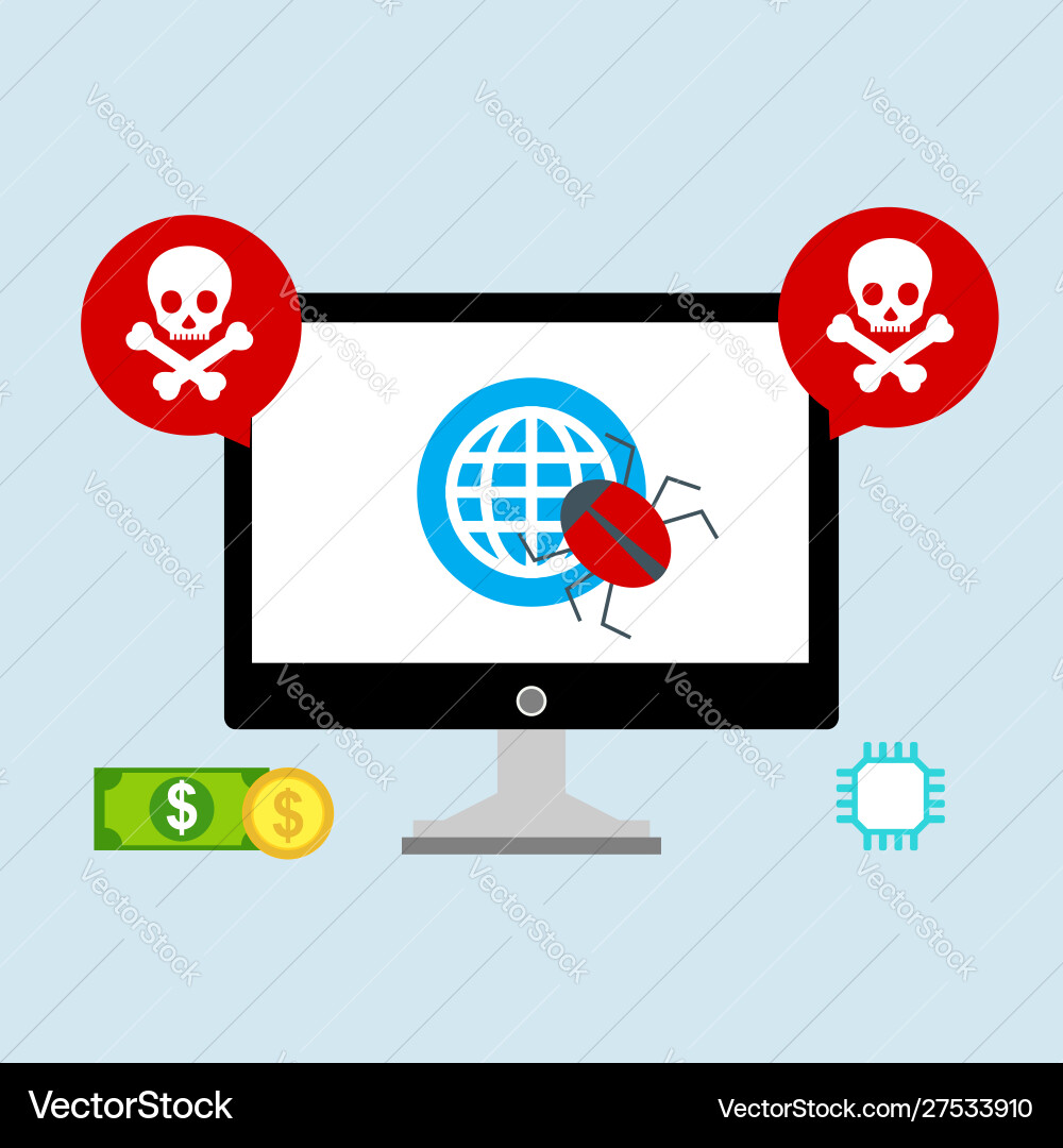 Hacker Aktivität Computeralert Benachrichtigung Hacker Aktivität Computeralert Benachrichtigung vektorbild